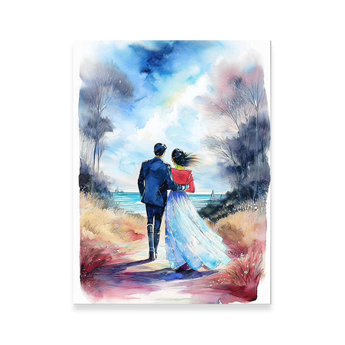 Couple Painting Wall Art