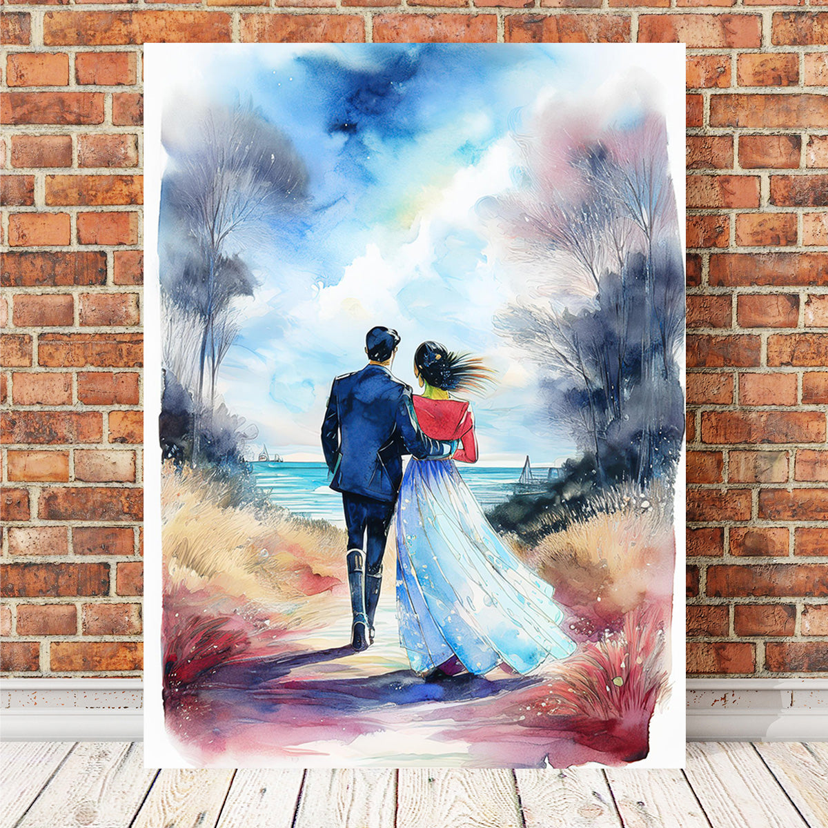 Couple Painting Wall Art