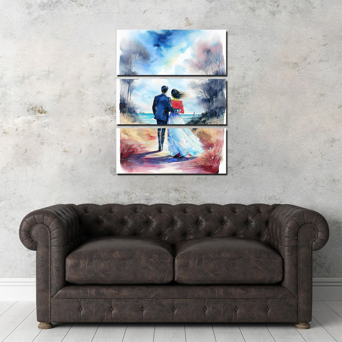 Couple Painting Wall Art