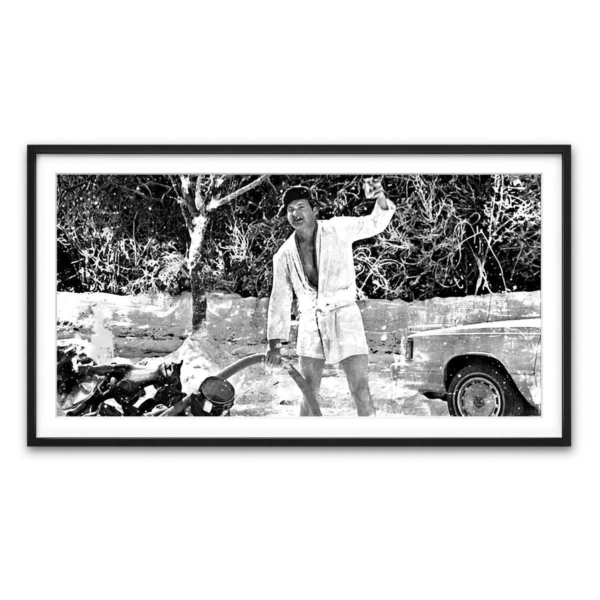 Framed Print 2x1 Black