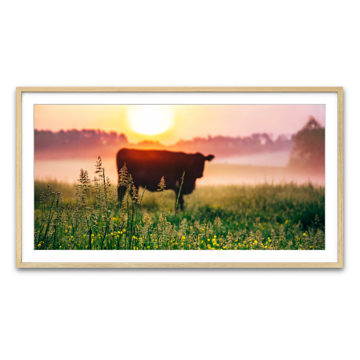 Framed Print 2x1 Natural