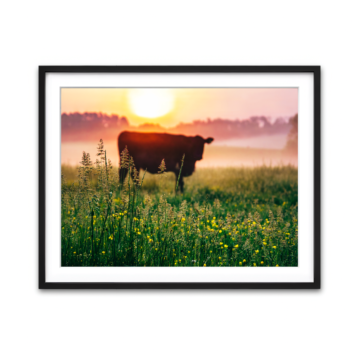 Framed Print 4x3 Black