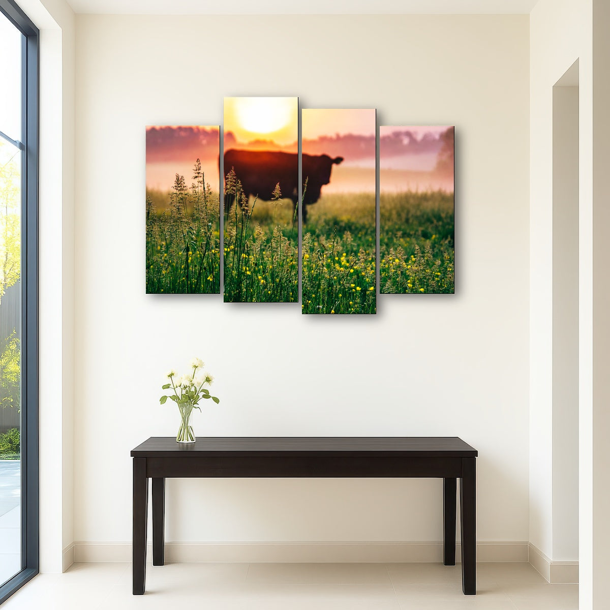 AUTO-MOCKUP ROOM | Cow Sunrise