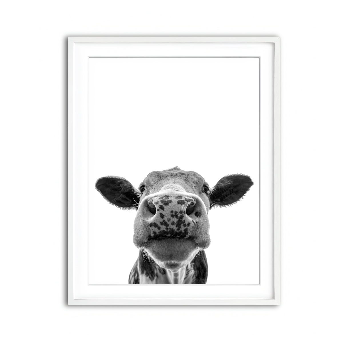 Framed Print 3x4 White