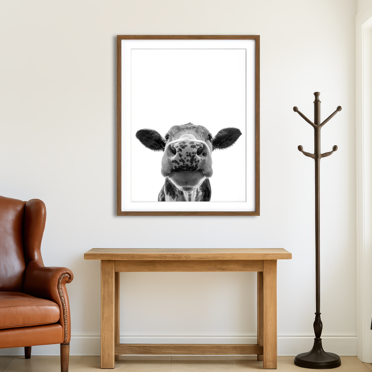AUTO-MOCKUP ROOM | Cow Wall Art