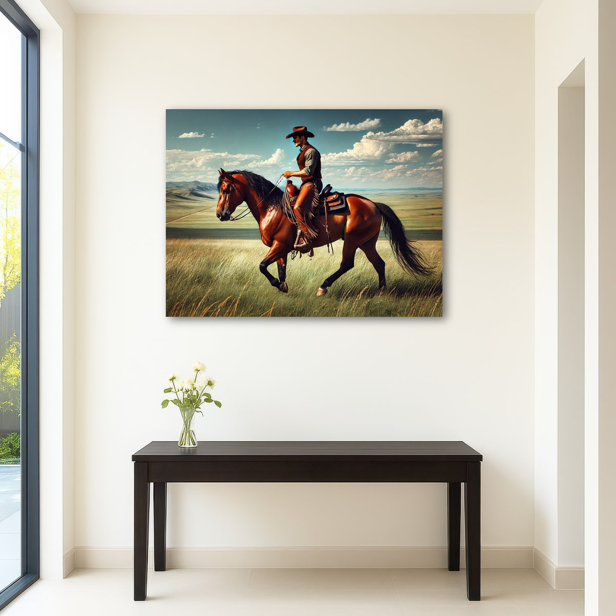 AUTO-MOCKUP ROOM | Cowboy and Quarter Horse