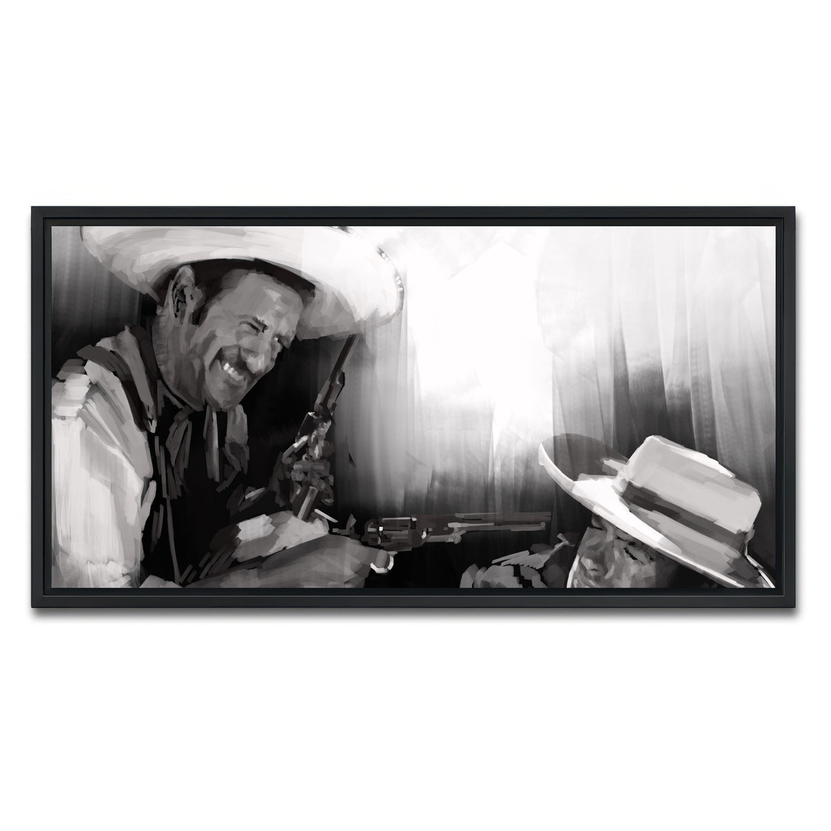 AUTO-MOCKUP WHITE | Cowboys | 1 Piece | Black Framed Canvas | group=2x1
