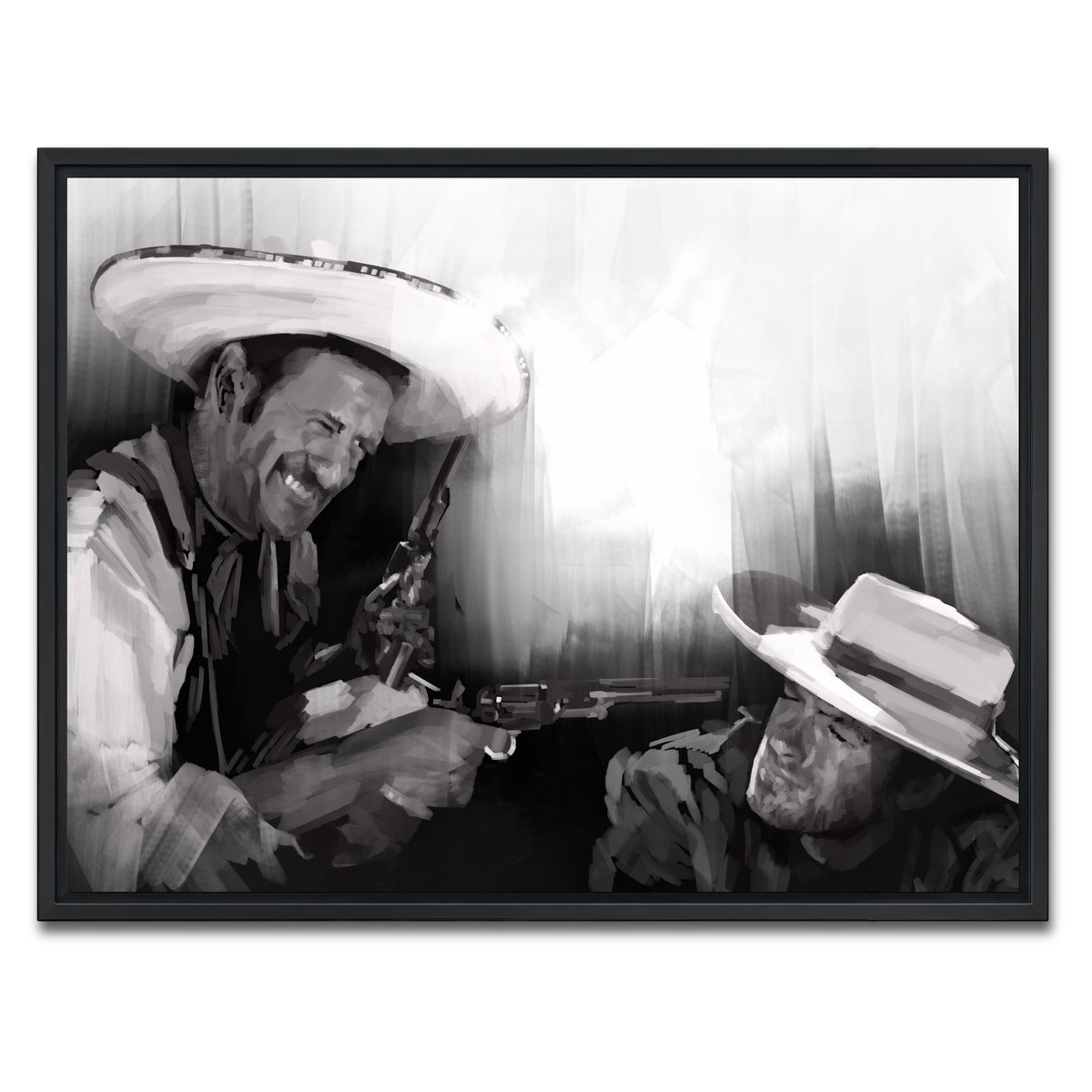 AUTO-MOCKUP WHITE | Cowboys | 1 Piece | Black Framed Canvas | group=4x3