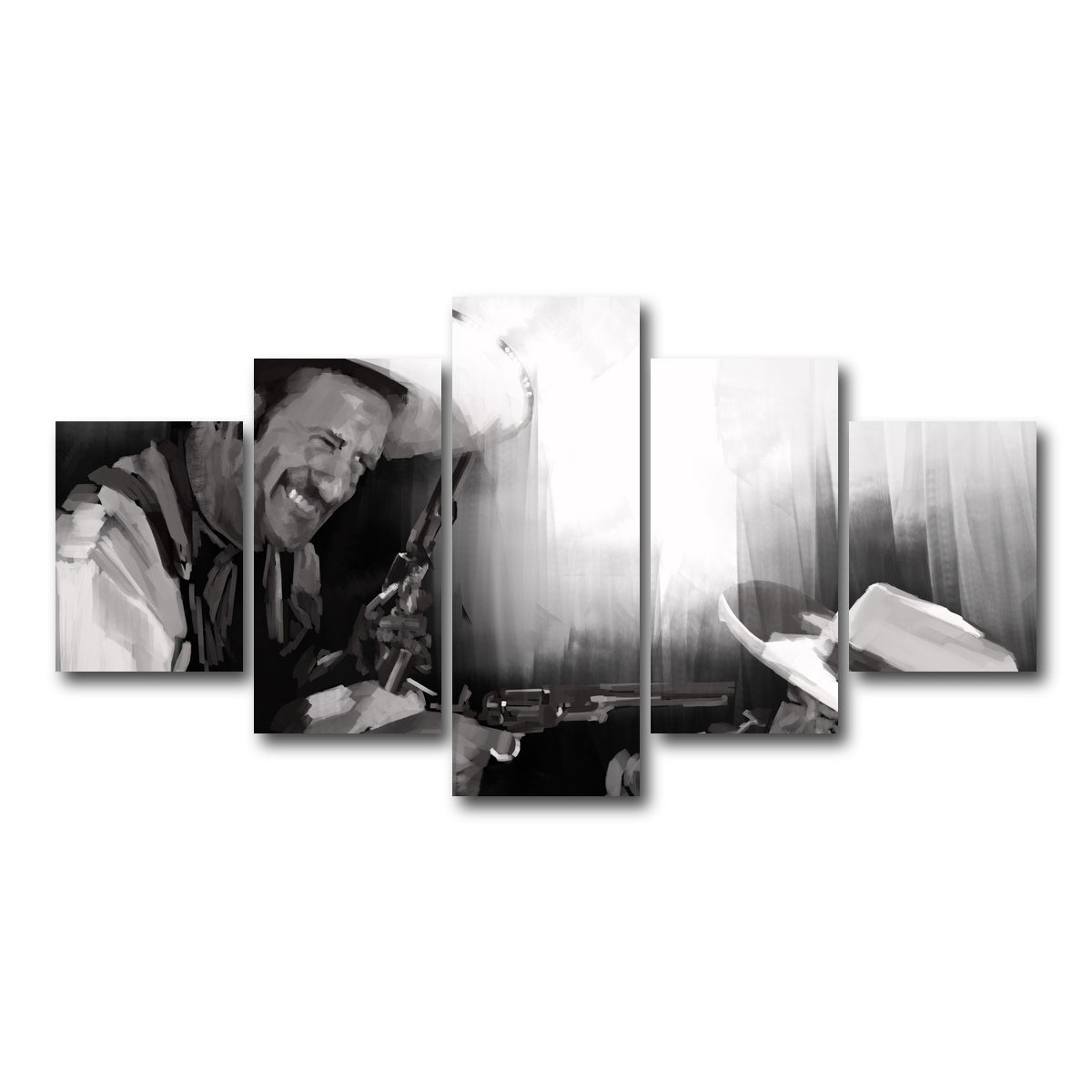 AUTO-MOCKUP WHITE | Cowboys | 5 Piece | Gallery Wrap Canvas | group=5_short