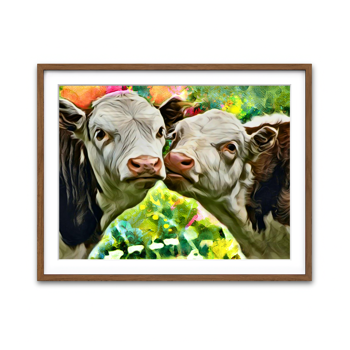 Framed Print 4x3 Walnut