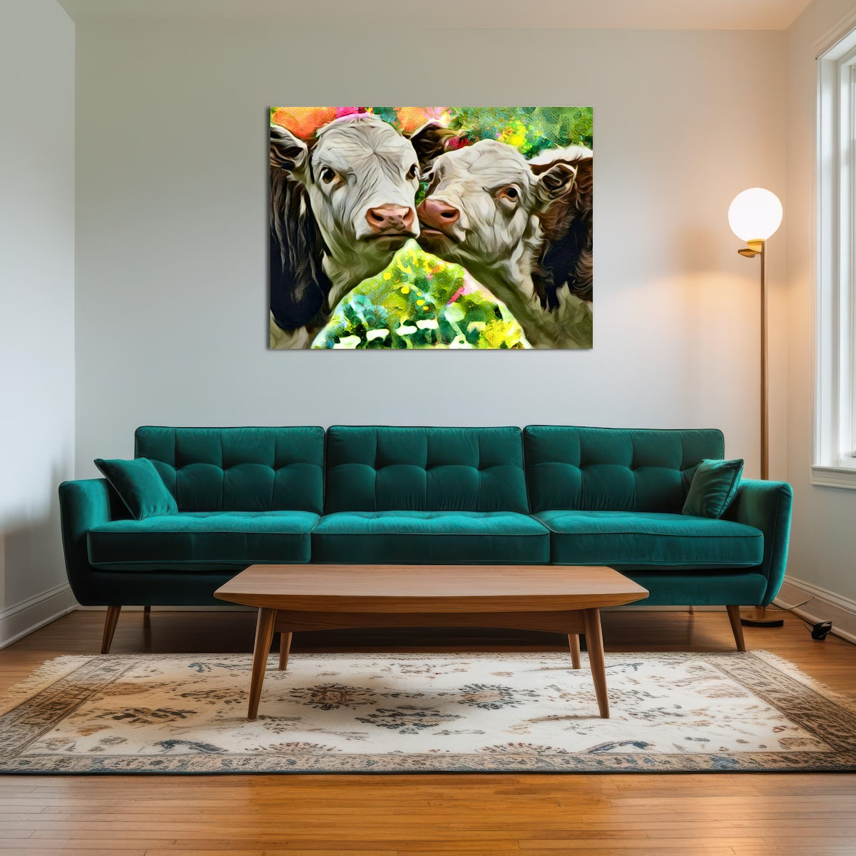 AUTO-MOCKUP ROOM | Cows Abstract