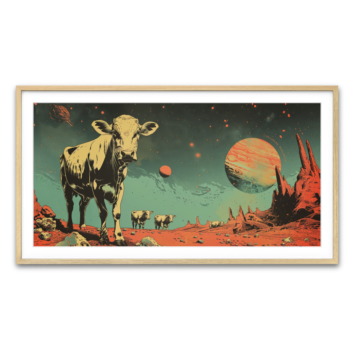 Framed Print 2x1 Natural