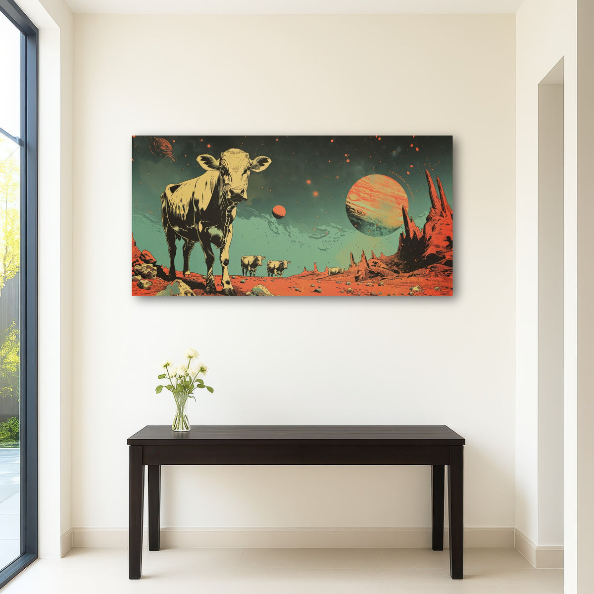 AUTO-MOCKUP ROOM | Cows abducted by aliens