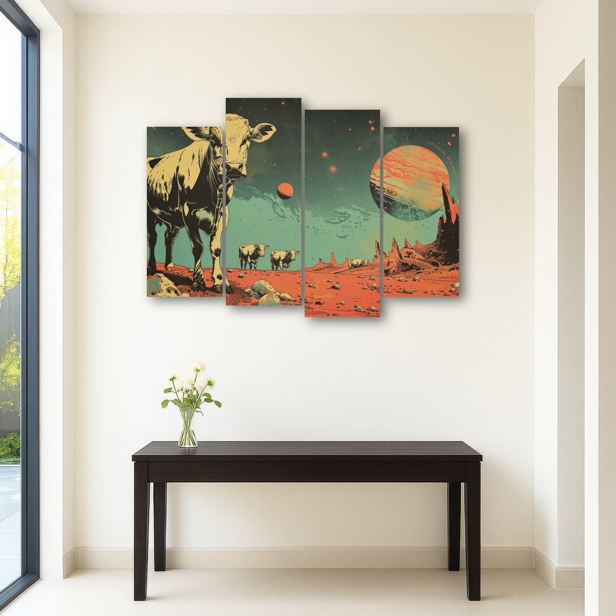 AUTO-MOCKUP ROOM | Cows abducted by aliens