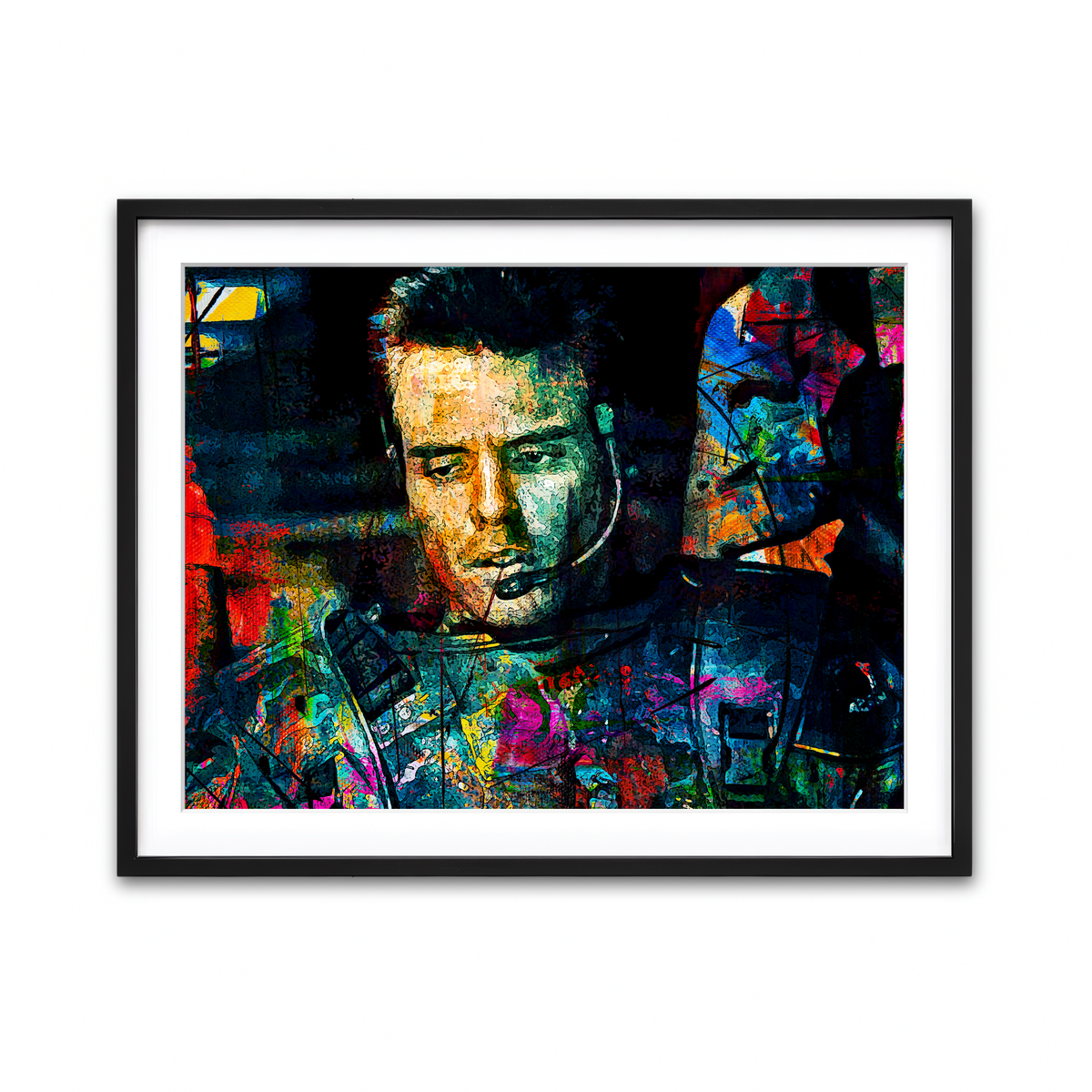 Framed Print 4x3 Black