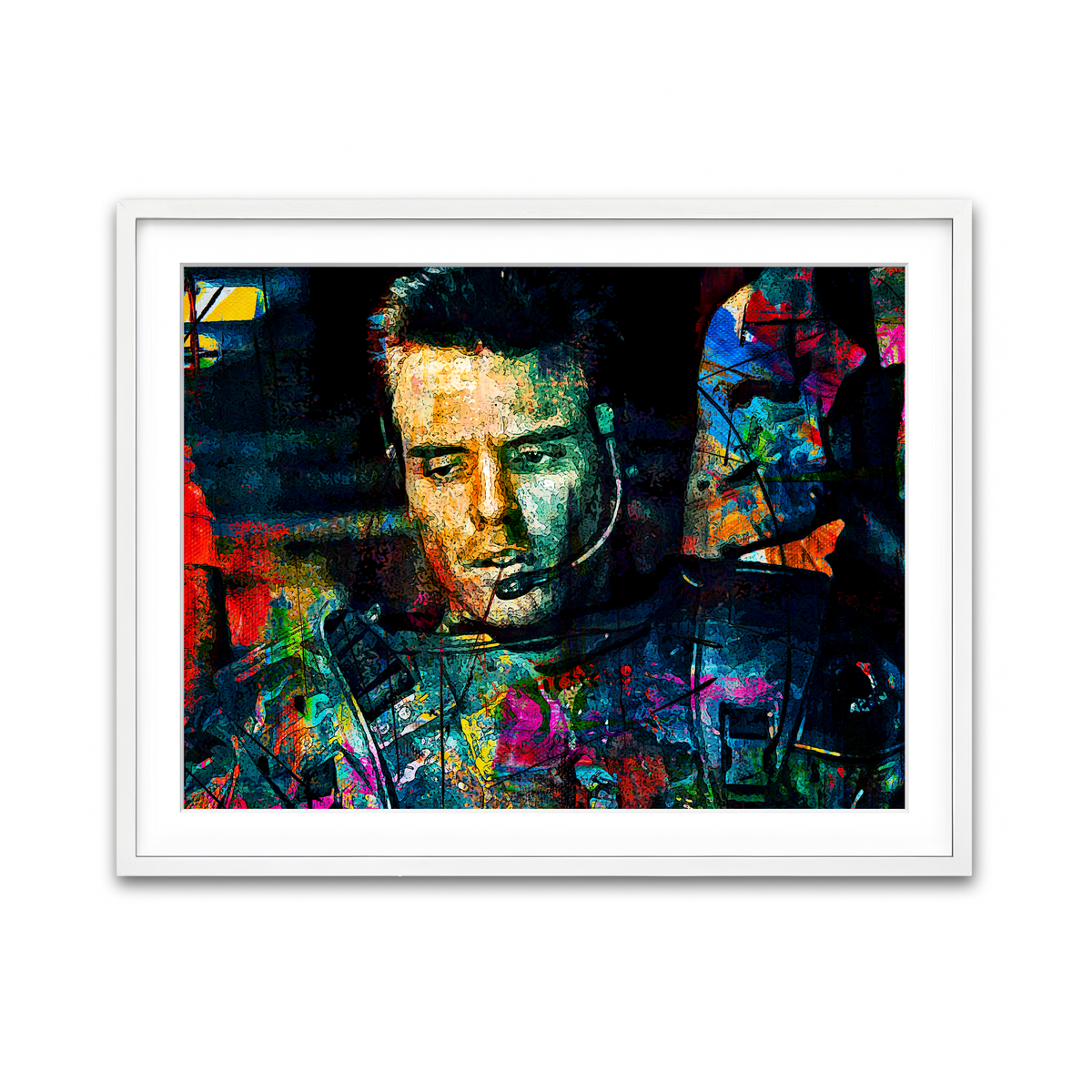 Framed Print 4x3 White