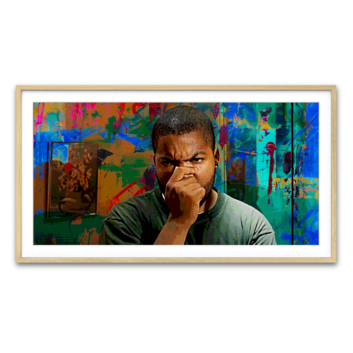 Framed Print 2x1 Natural