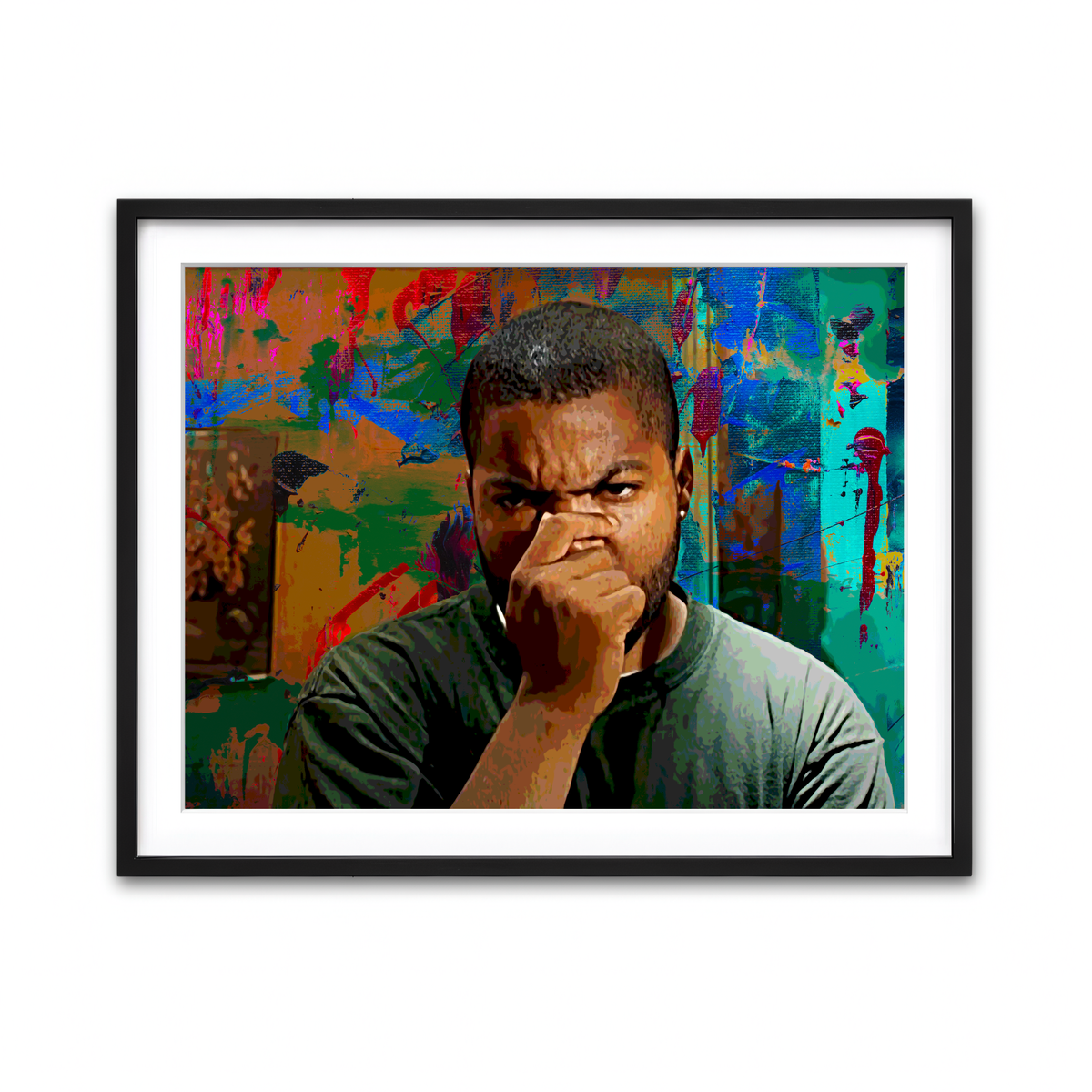 Framed Print 4x3 Black