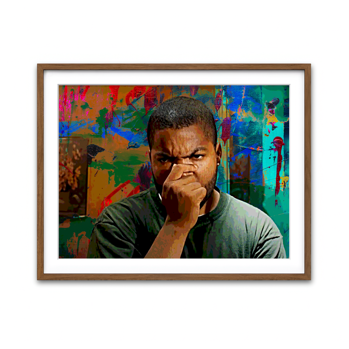 Framed Print 4x3 Walnut