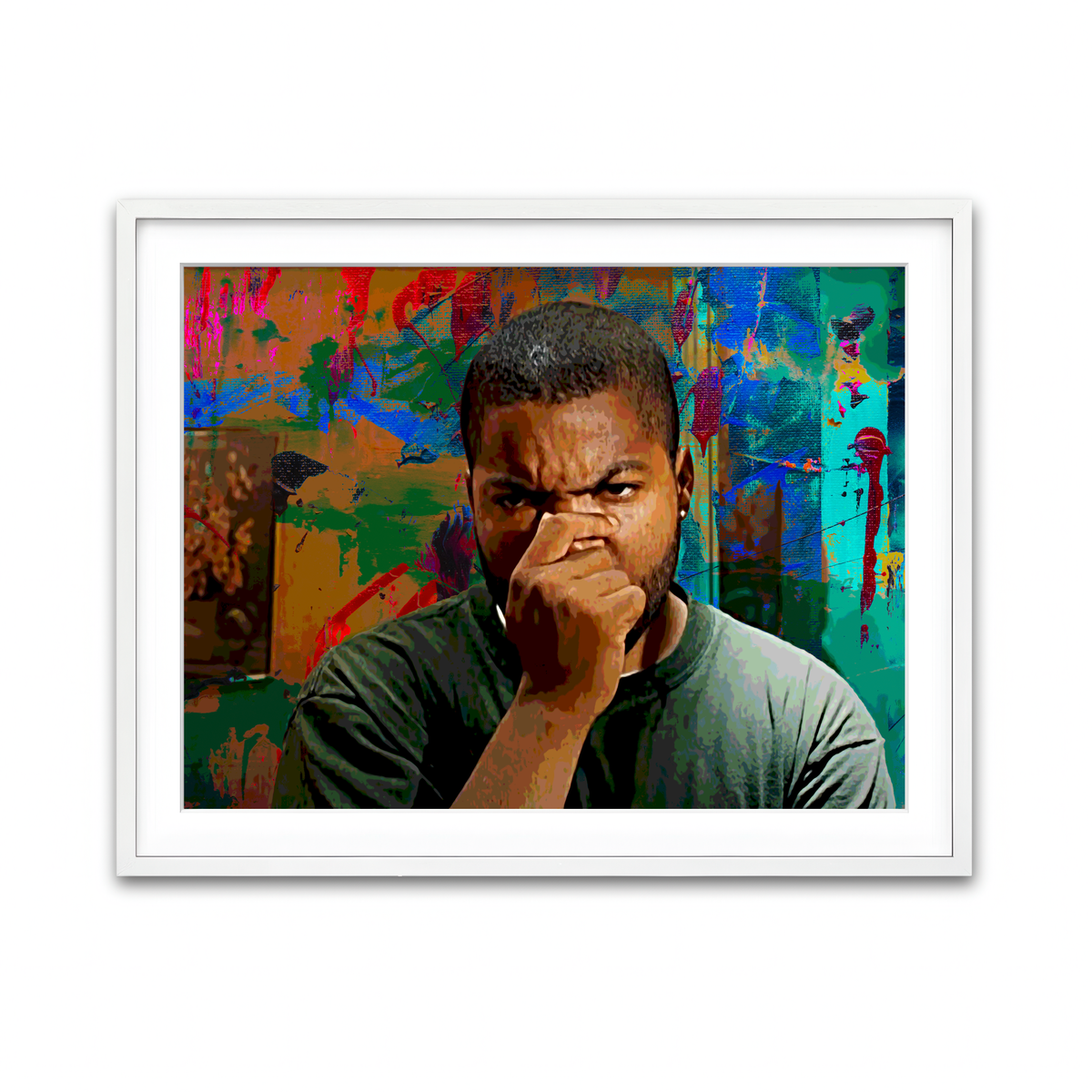 Framed Print 4x3 White