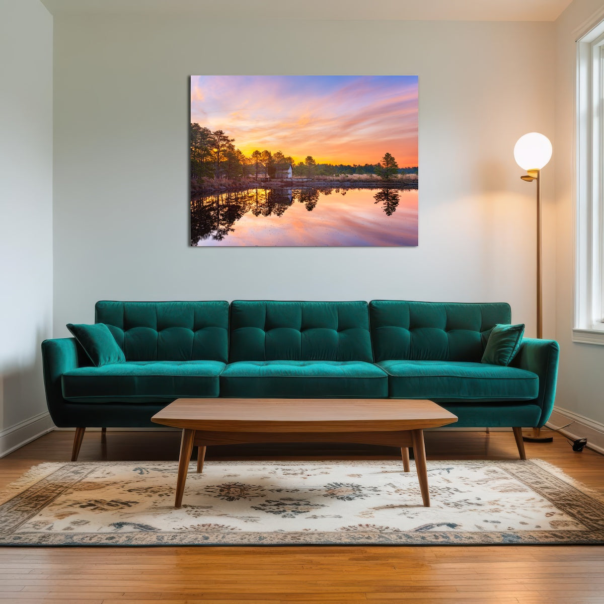 AUTO-MOCKUP ROOM | Cranberry Bogs Mirrored Mornings