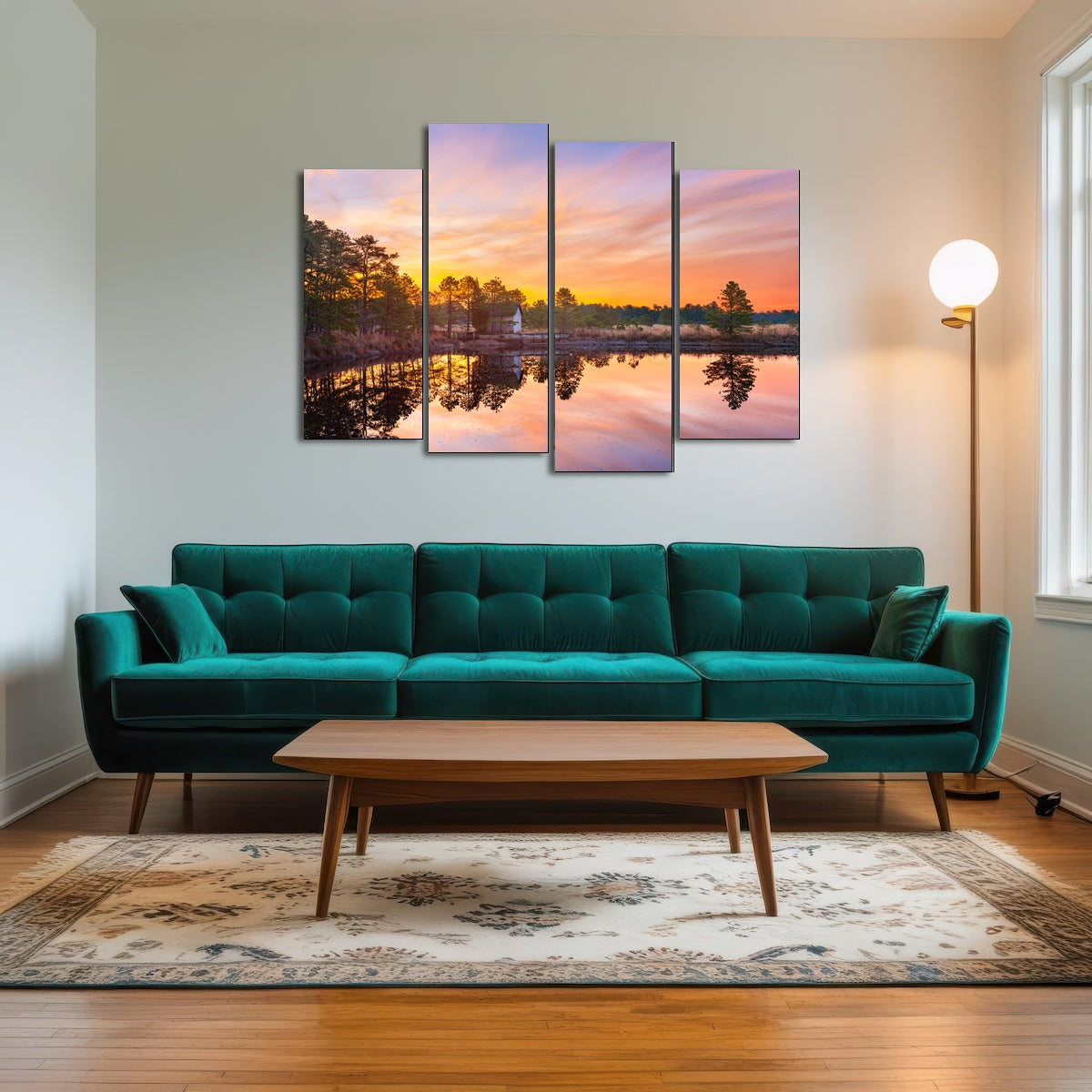 AUTO-MOCKUP ROOM | Cranberry Bogs Mirrored Mornings