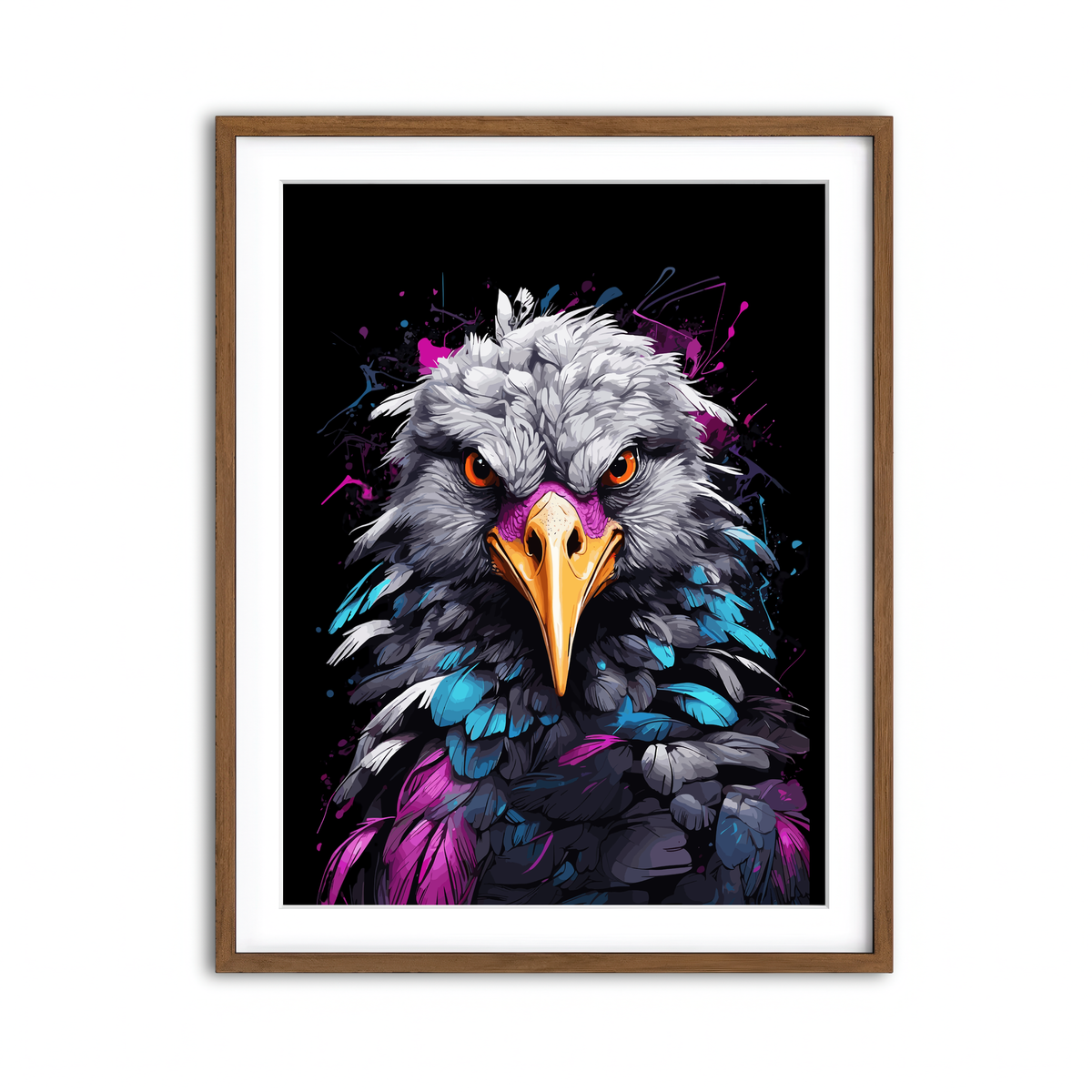 Framed Print 3x4 Walnut