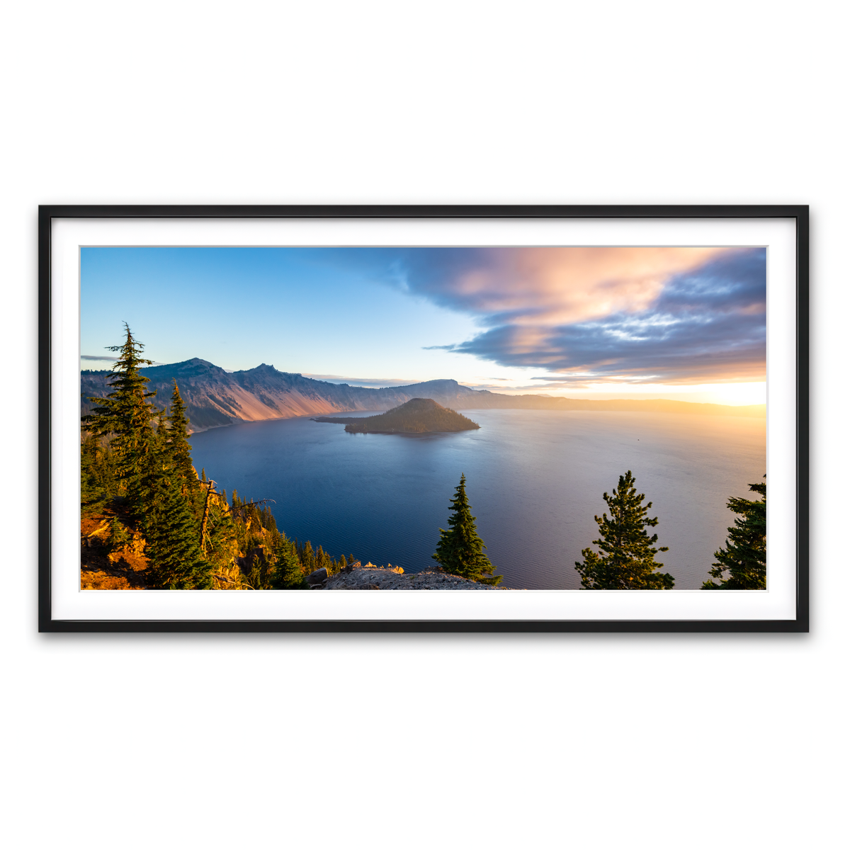 Framed Print 2x1 Black