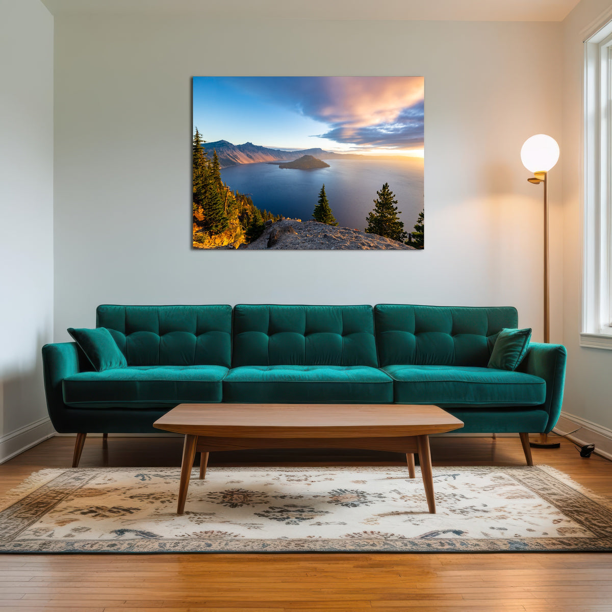 AUTO-MOCKUP ROOM | Crater Lake Sunrise