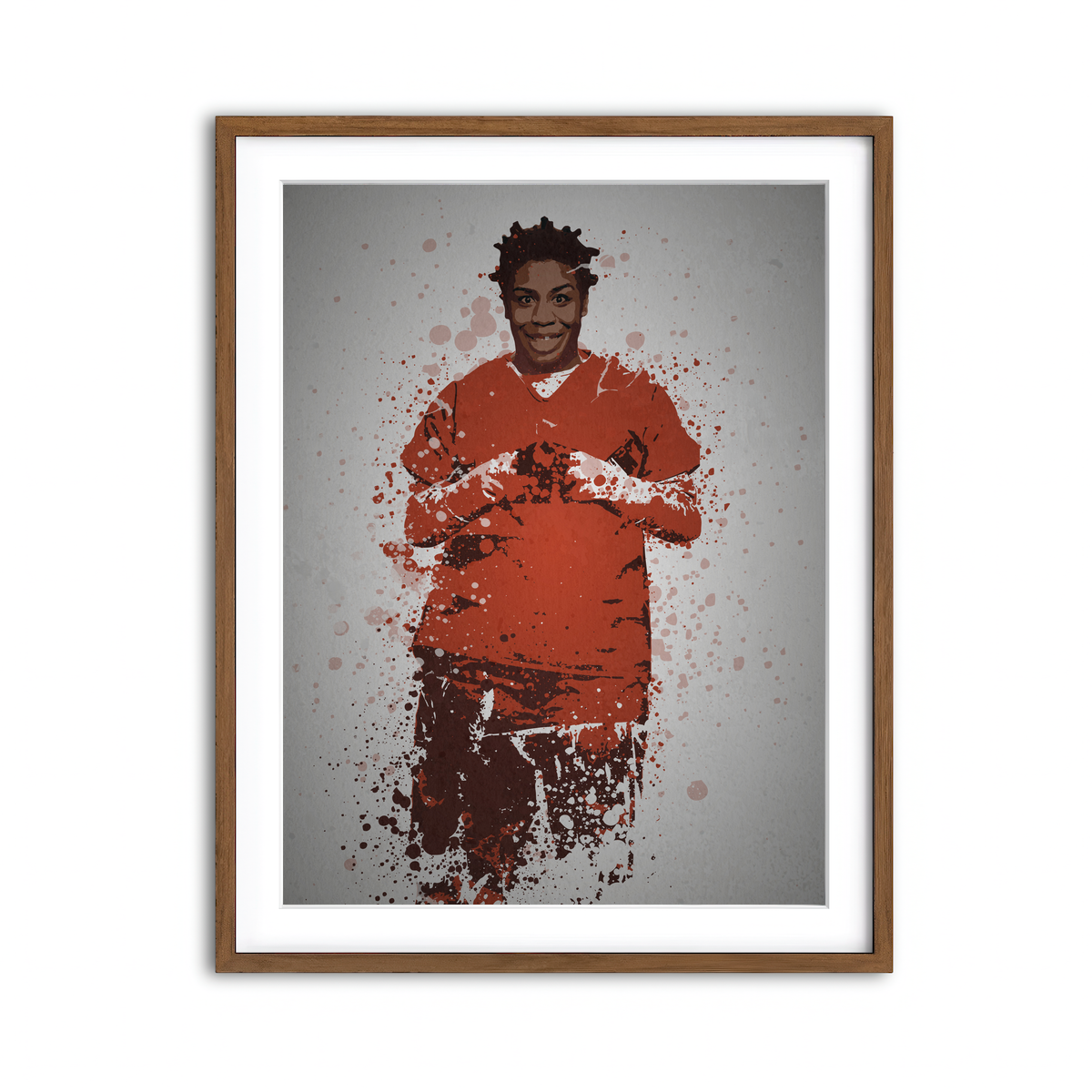 Framed Print 3x4 Walnut