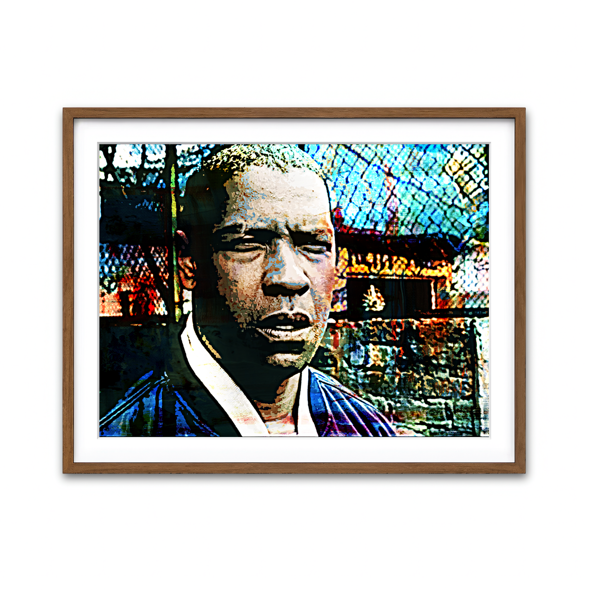 Framed Print 4x3 Walnut