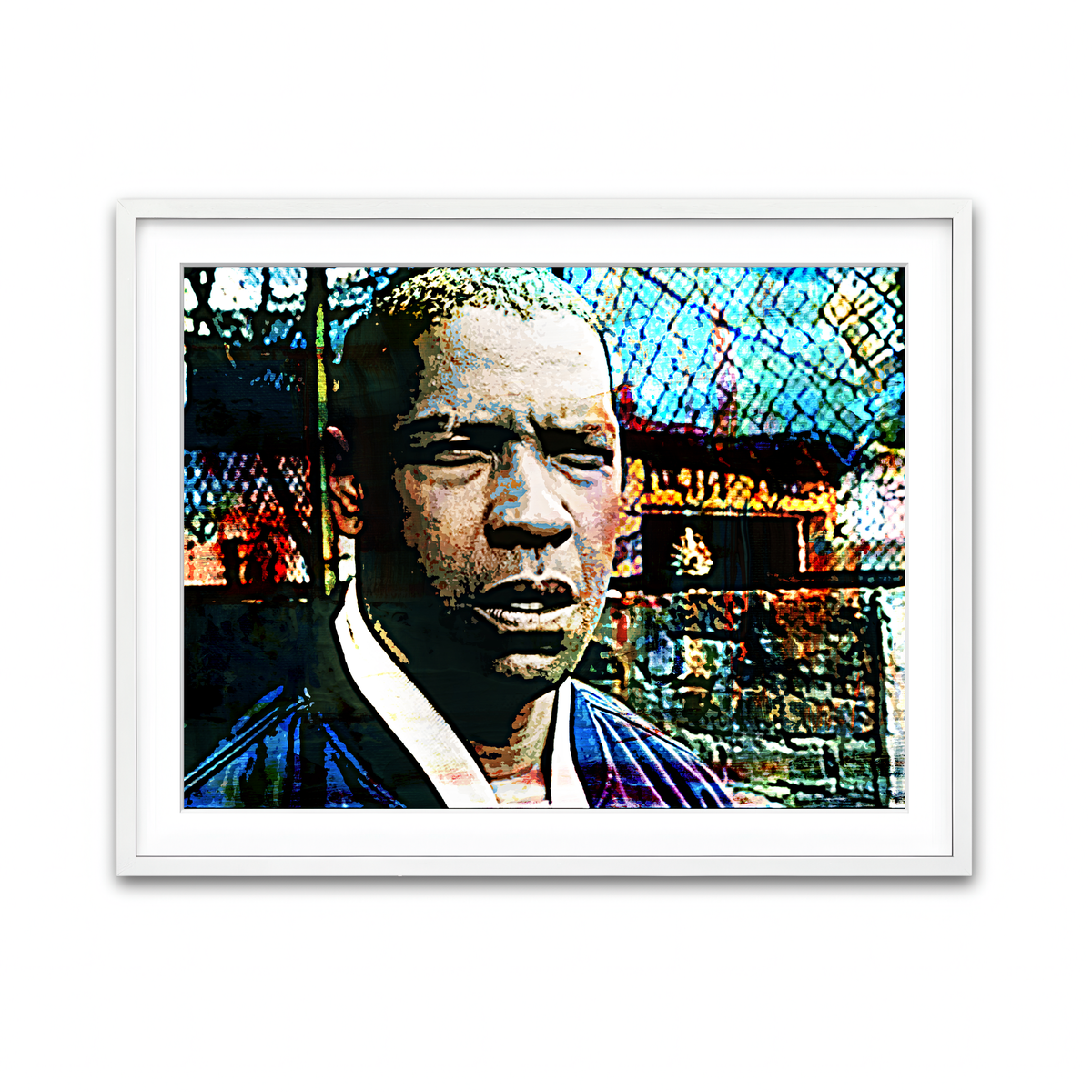 Framed Print 4x3 White