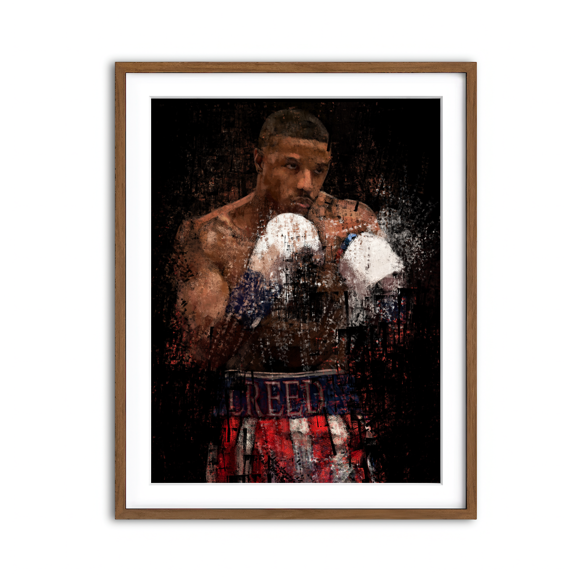 Framed Print 3x4 Walnut