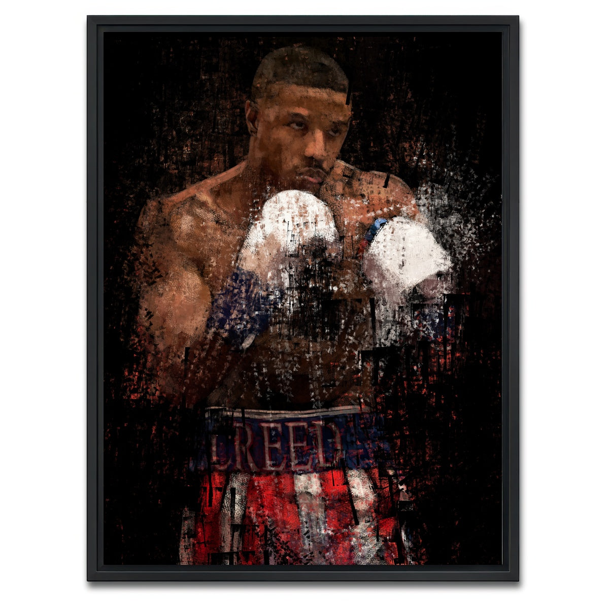 AUTO-MOCKUP WHITE | Creed | 1 Piece | Black Framed Canvas | group=3x4