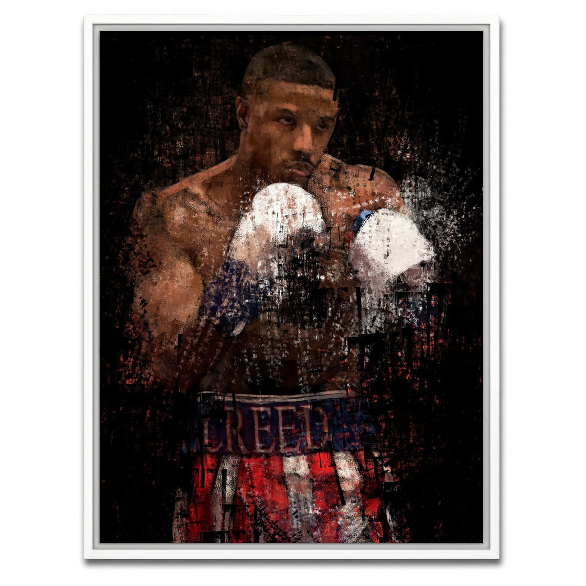 AUTO-MOCKUP WHITE | Creed | 1 Piece | White Framed Canvas | group=3x4