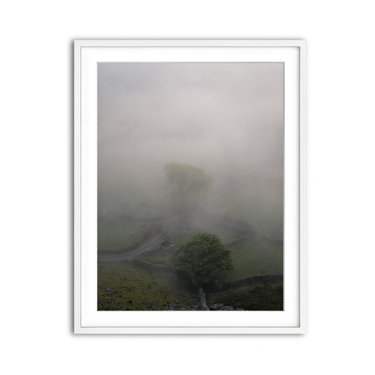 Framed Print 3x4 White