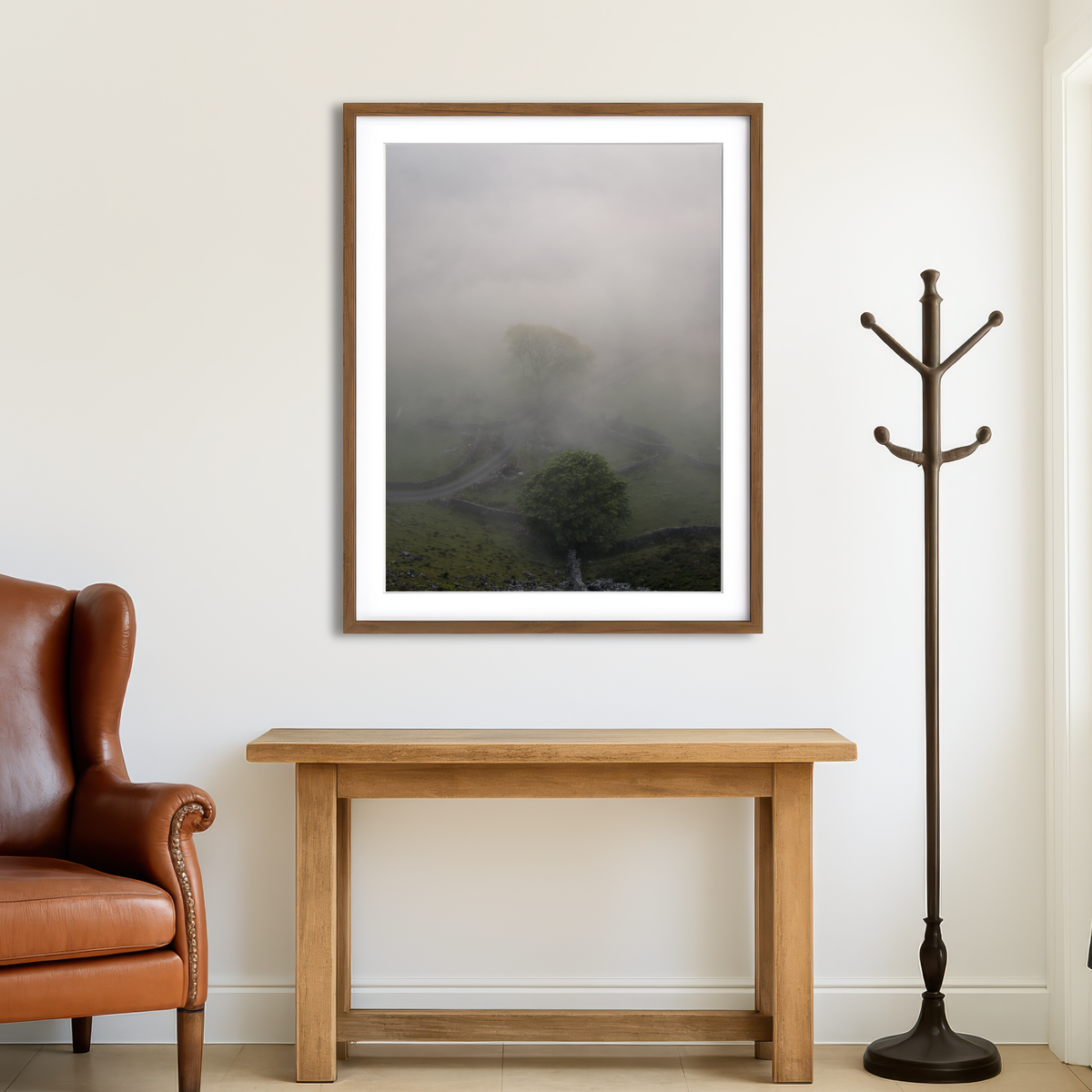 AUTO-MOCKUP ROOM | Cregennan Mist Wall Art