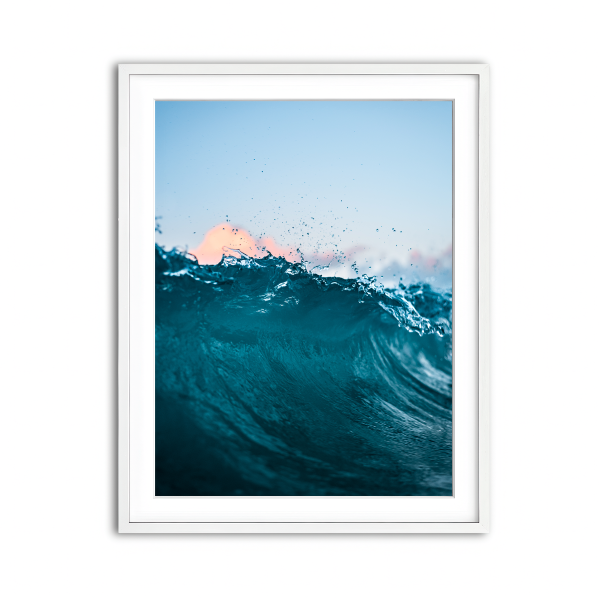 Framed Print 3x4 White