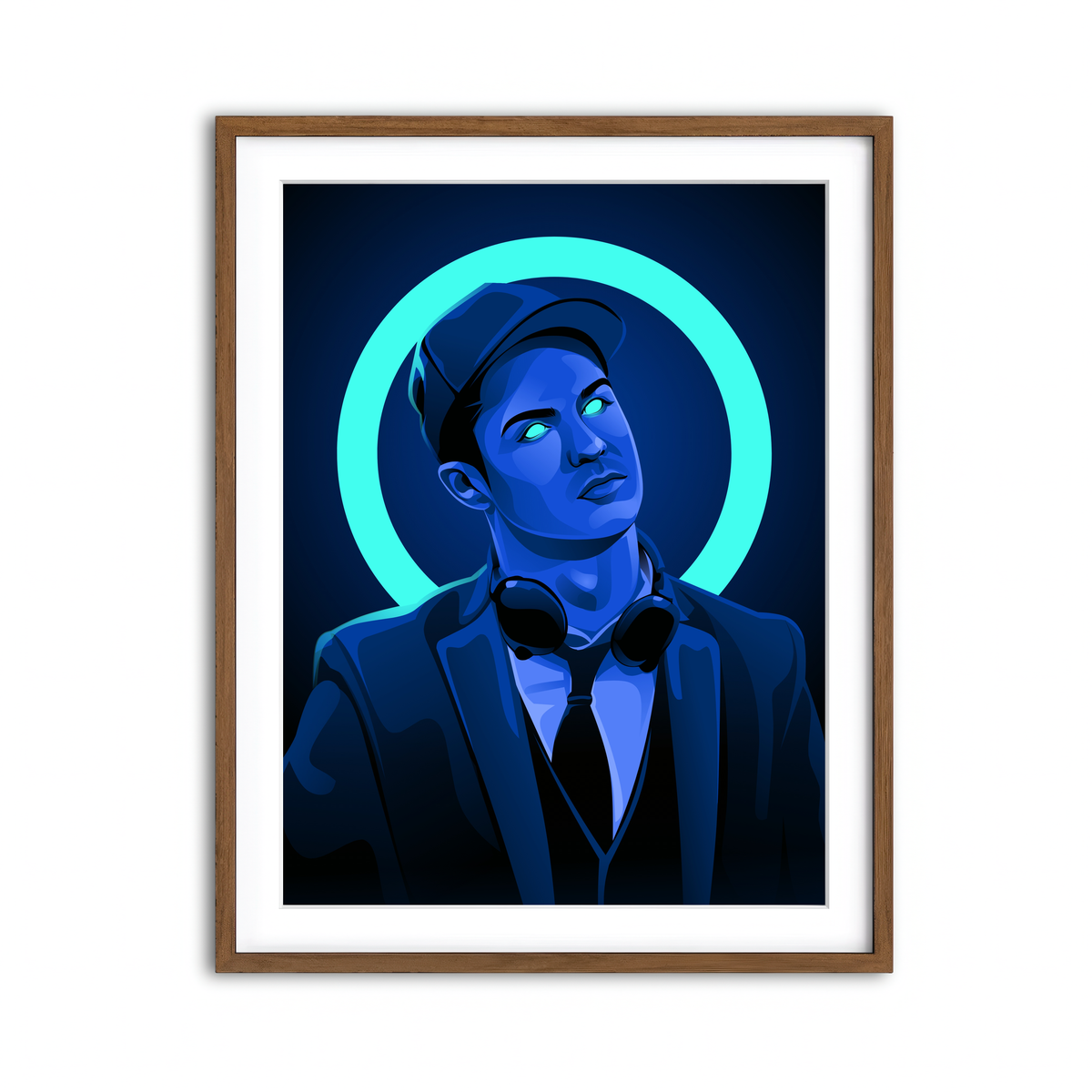 Framed Print 3x4 Walnut