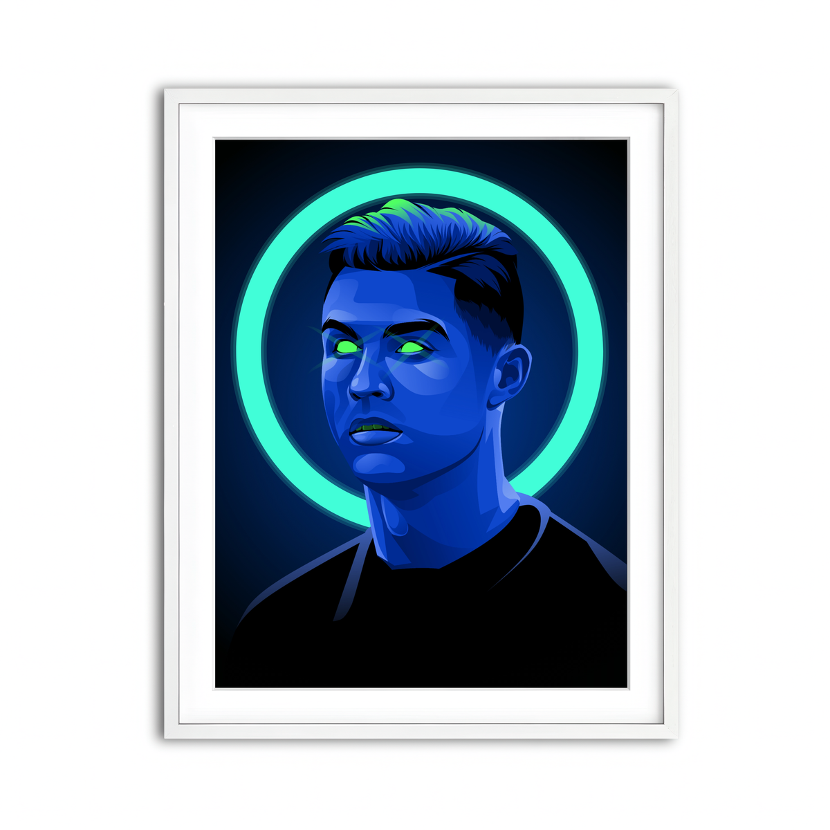 Framed Print 3x4 White