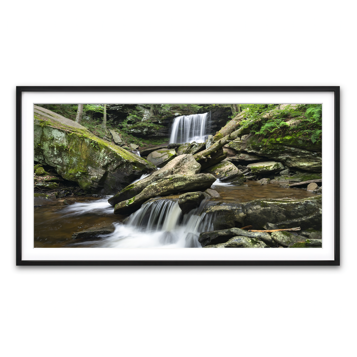 Framed Print 2x1 Black