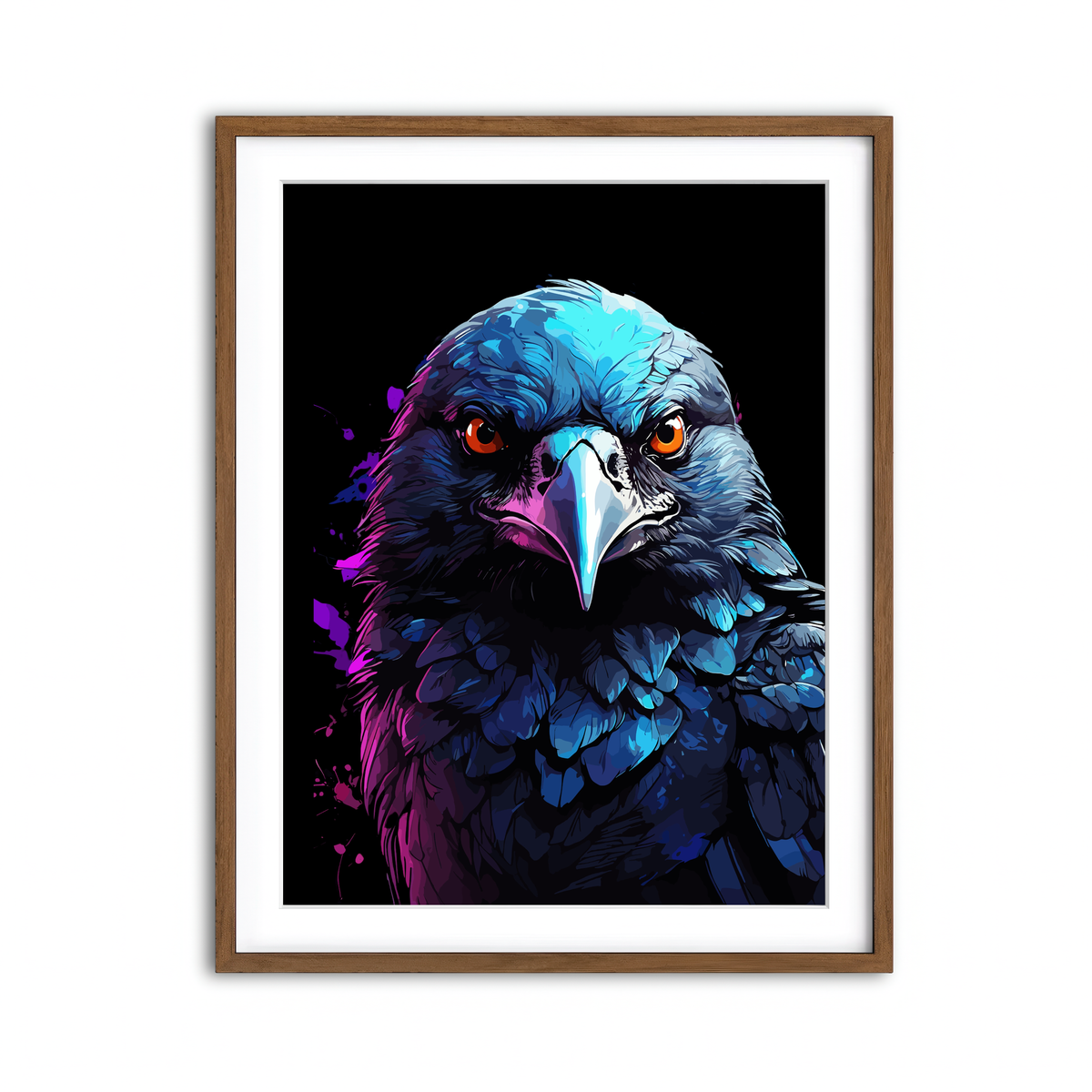 Framed Print 3x4 Walnut