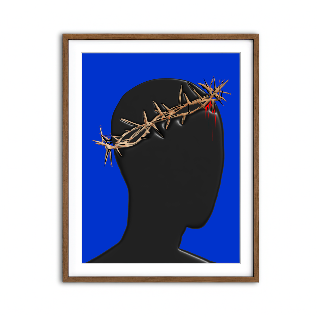 Framed Print 3x4 Walnut