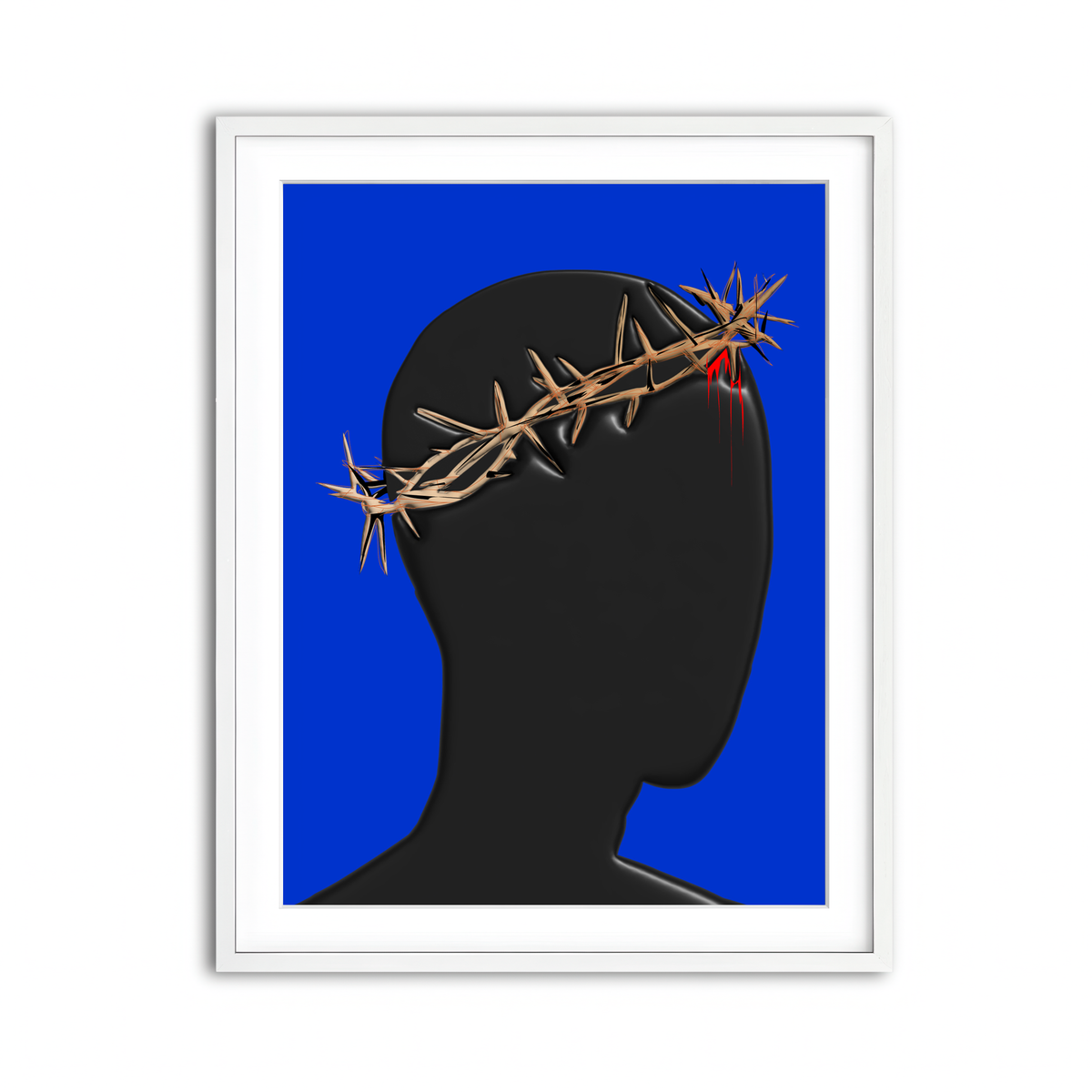 Framed Print 3x4 White