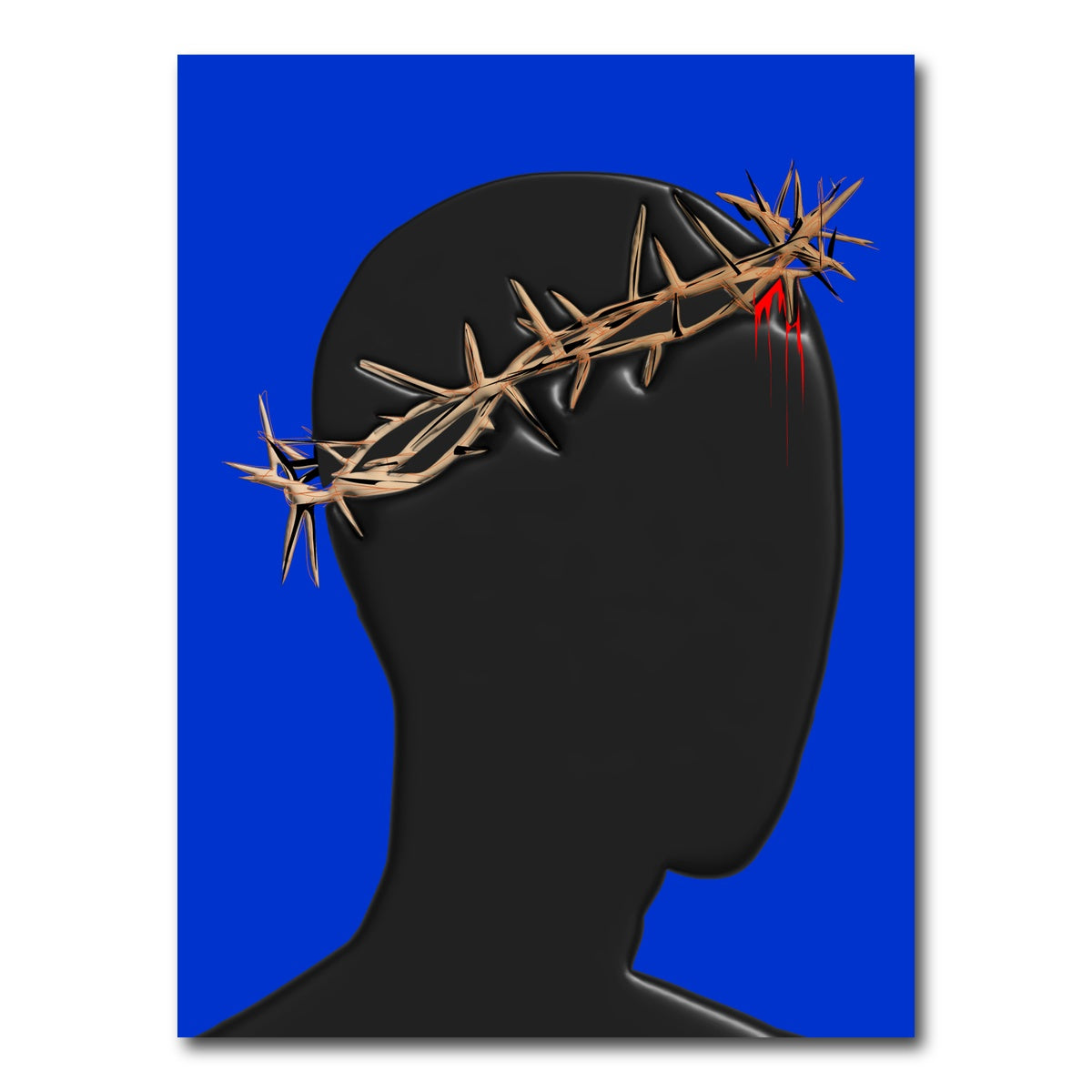 AUTO-MOCKUP WHITE | Crown of Thorns Blood | 1 Piece | Gallery Wrap Canvas | group=3x4