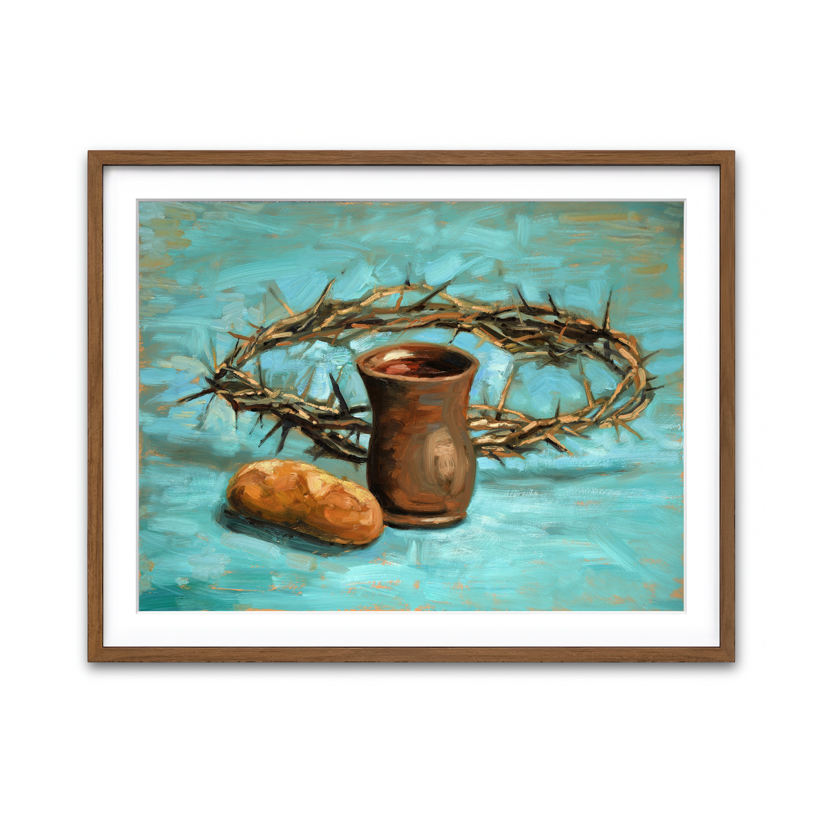 Framed Print 4x3 Walnut