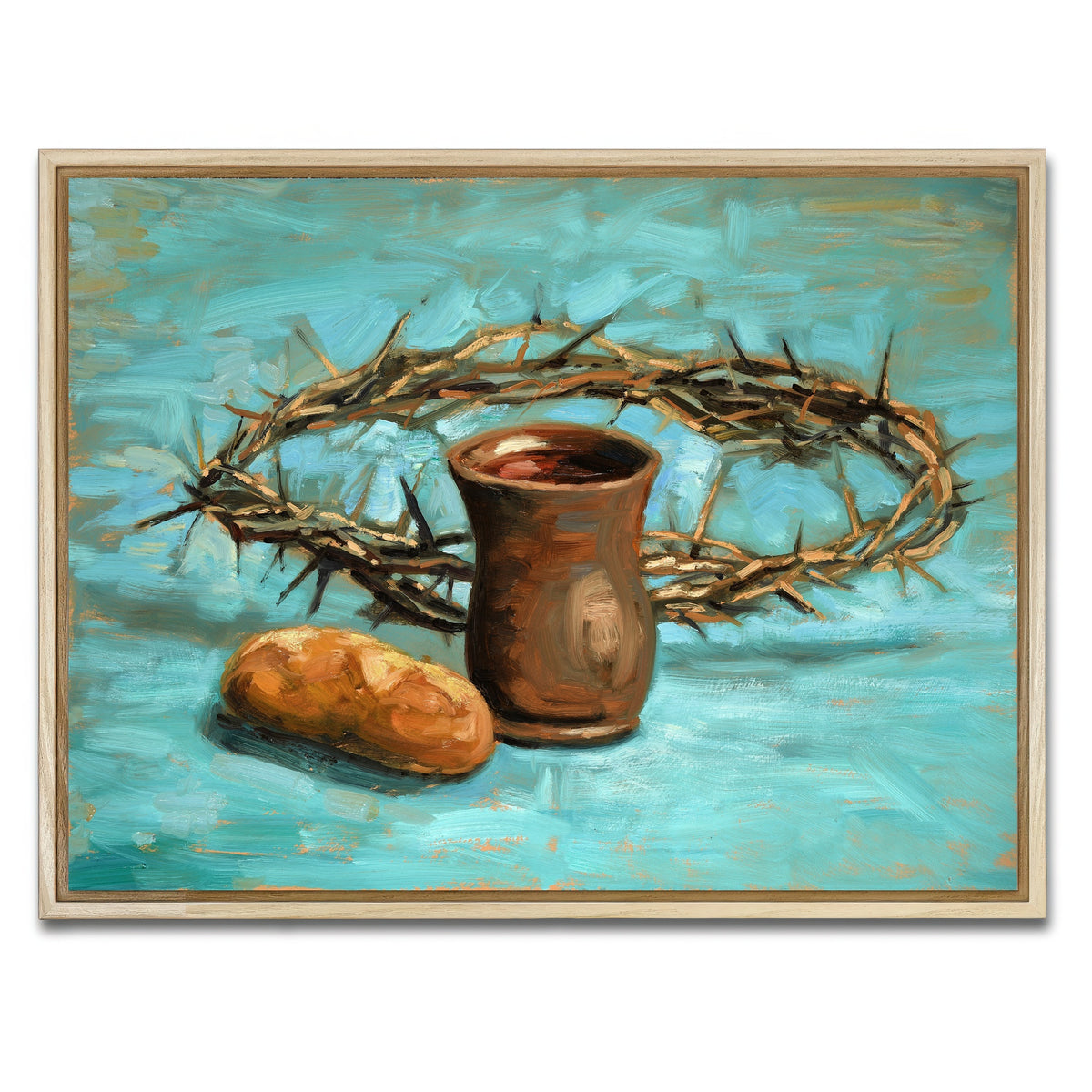 AUTO-MOCKUP WHITE | Crown of Thorns | 1 Piece | Natural Framed Canvas | group=4x3