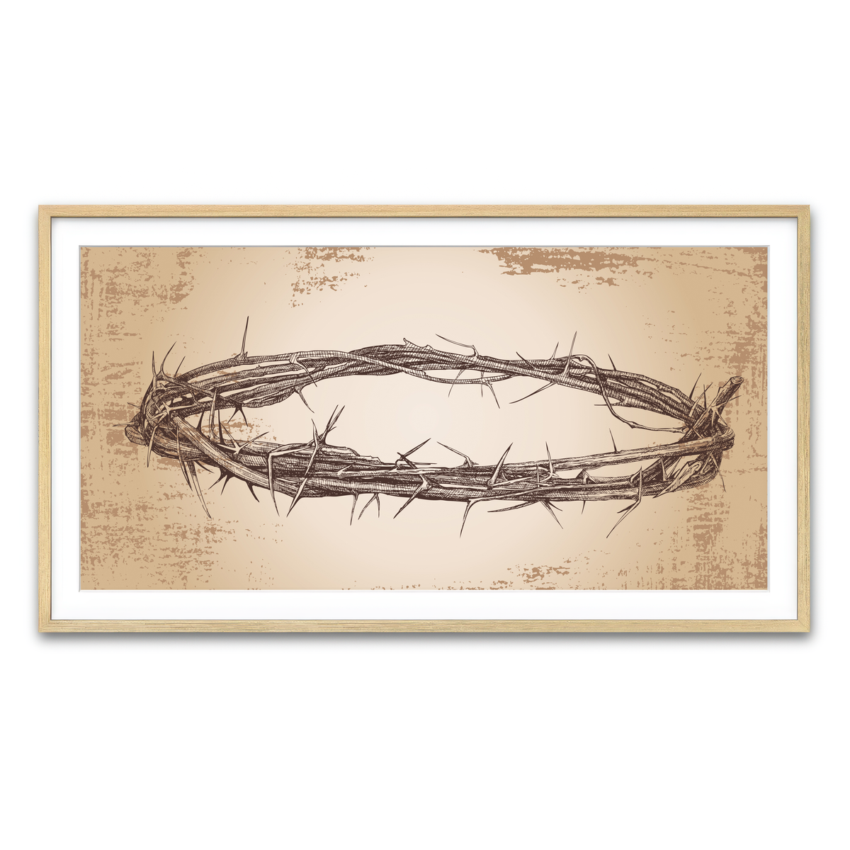 Framed Print 2x1 Natural