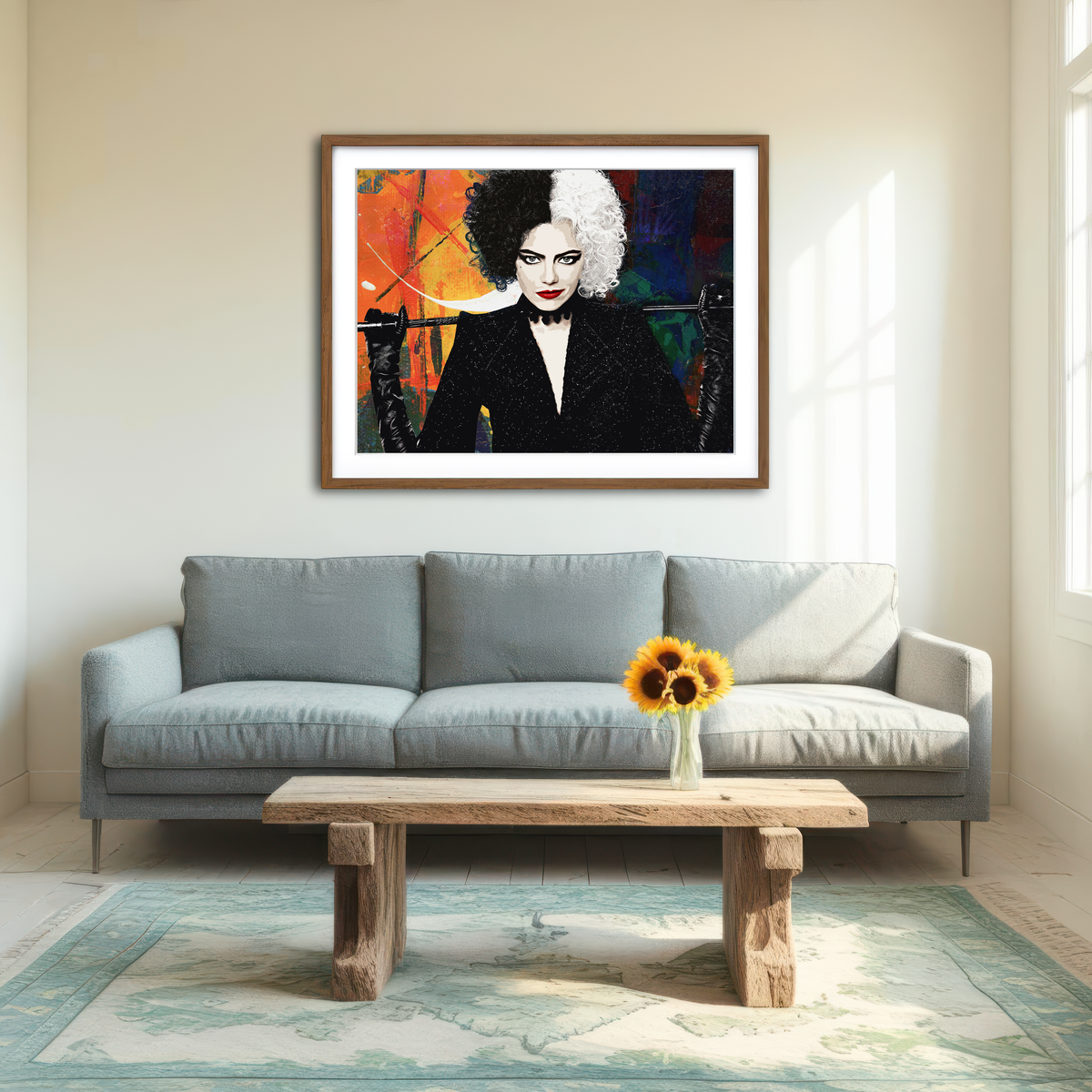 AUTO-MOCKUP ROOM | Cruella Wall Art