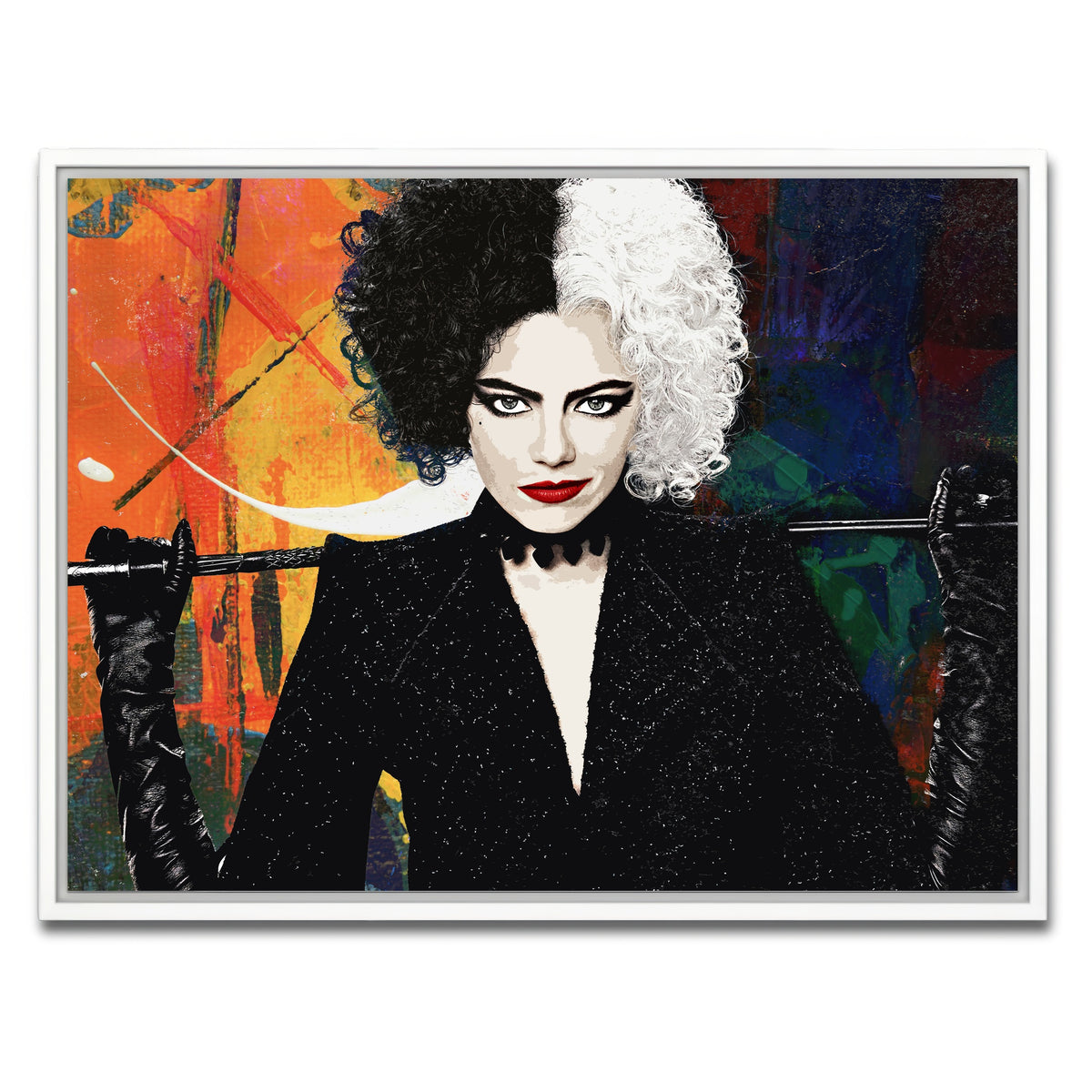 AUTO-MOCKUP WHITE | Cruella | 1 Piece | White Framed Canvas | group=4x3